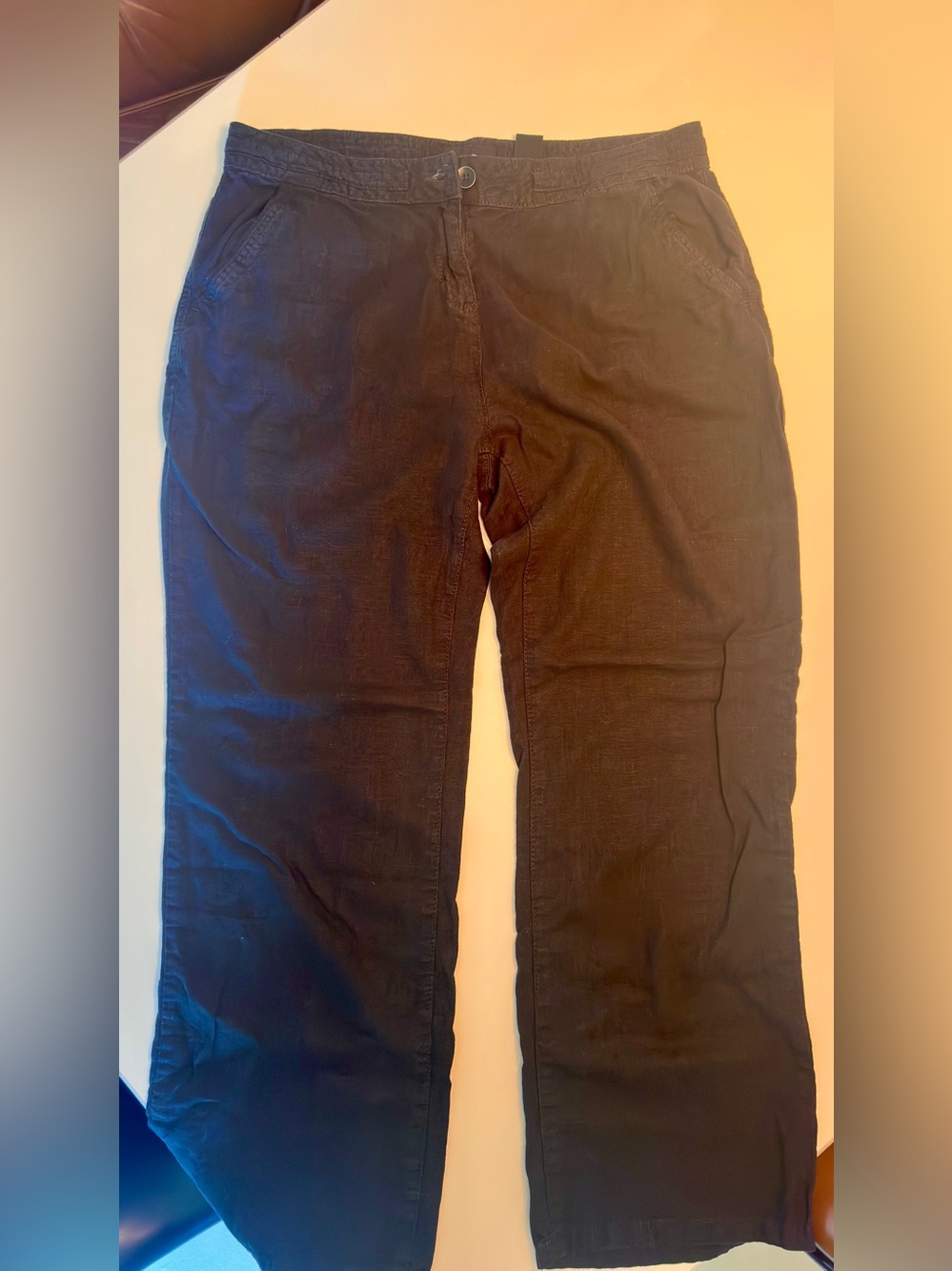 next Black Boot-Cut Pants with Subtle Flare